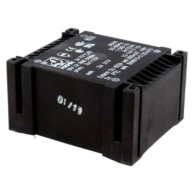 HAHN Transformer: encapsulated; 30VA; 115VACx2; 21V
