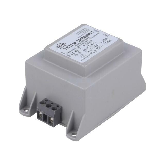 INDEL Transformer: encapsulated; 30VA; 230VAC; 12V