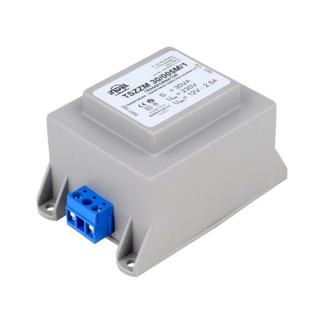 INDEL Transformer: encapsulated; 30VA; 230VAC; 12V