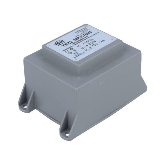 INDEL Transformer: encapsulated; 30VA; 230VAC; 15V