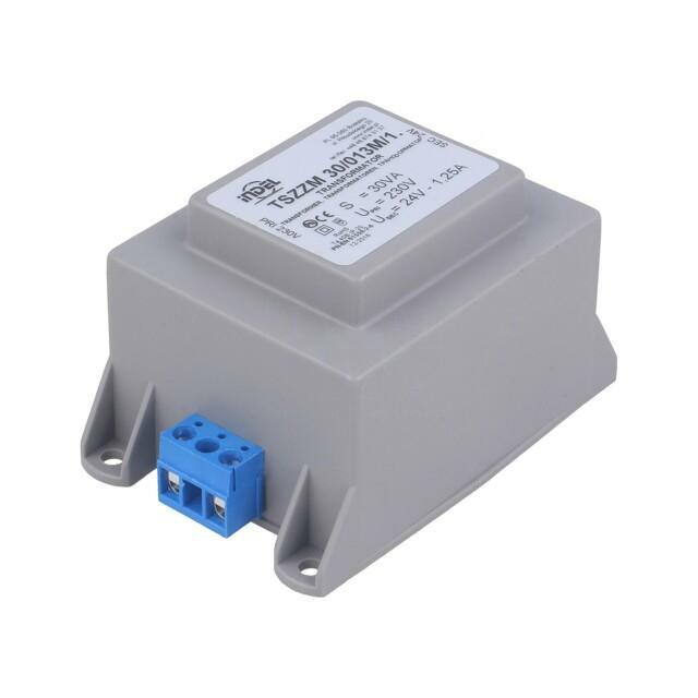 INDEL Transformer: encapsulated; 30VA; 230VAC; 24V