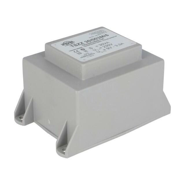 INDEL Transformer: encapsulated; 30VA; 230VAC; 9V