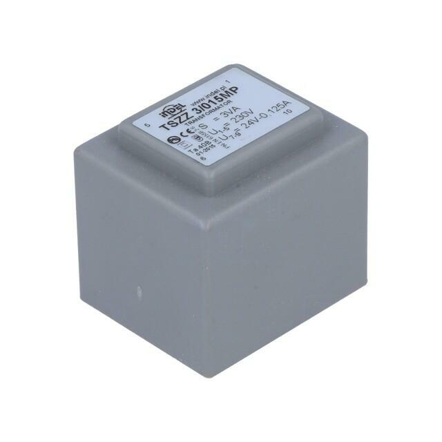 INDEL Transformer: encapsulated; 3VA; 230VAC; 24V
