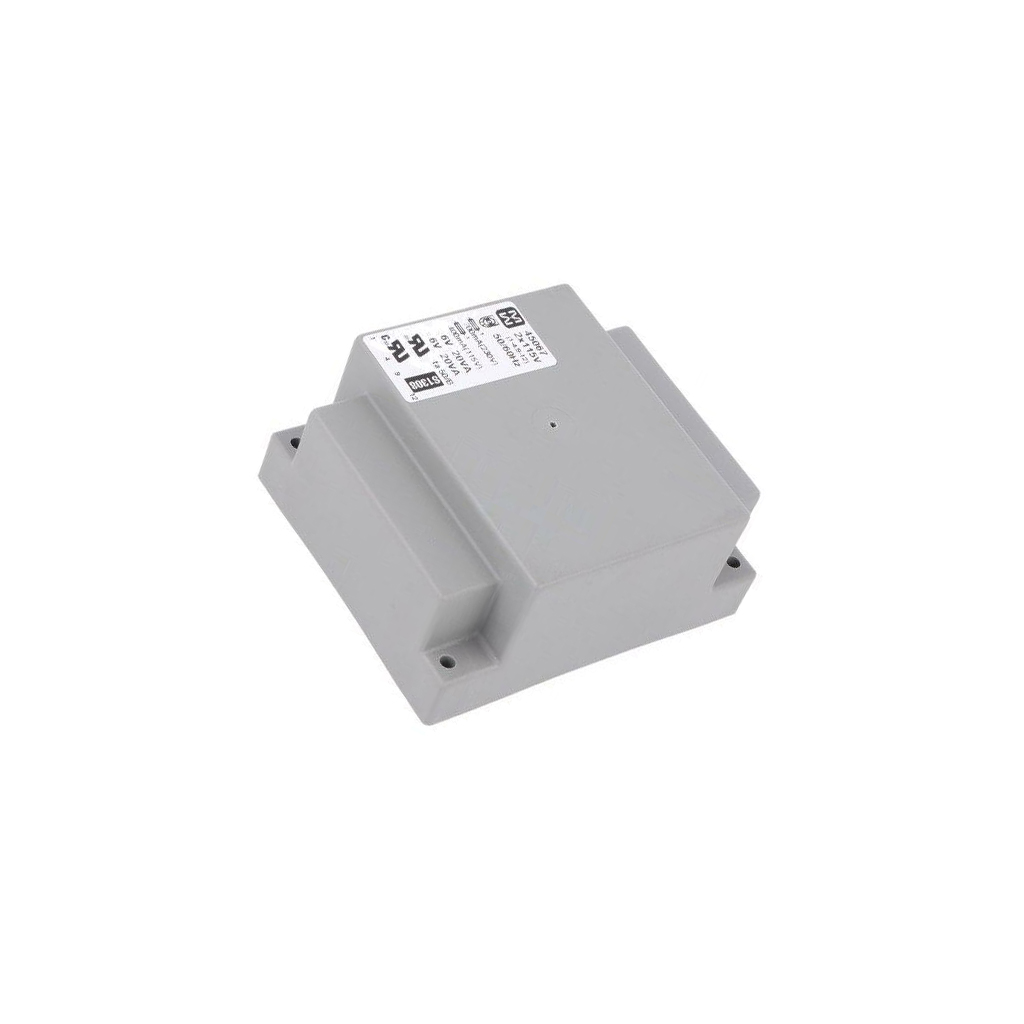 Transformer: encapsulated; 40VA; 115VAC,230VAC; 6V