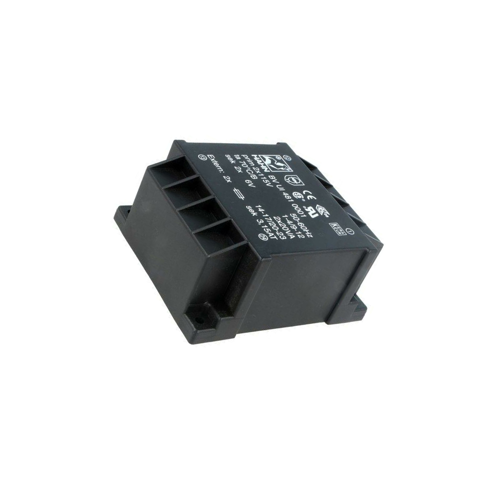 HAHN Transformer: encapsulated; 40VA; 115VACx2; 6V