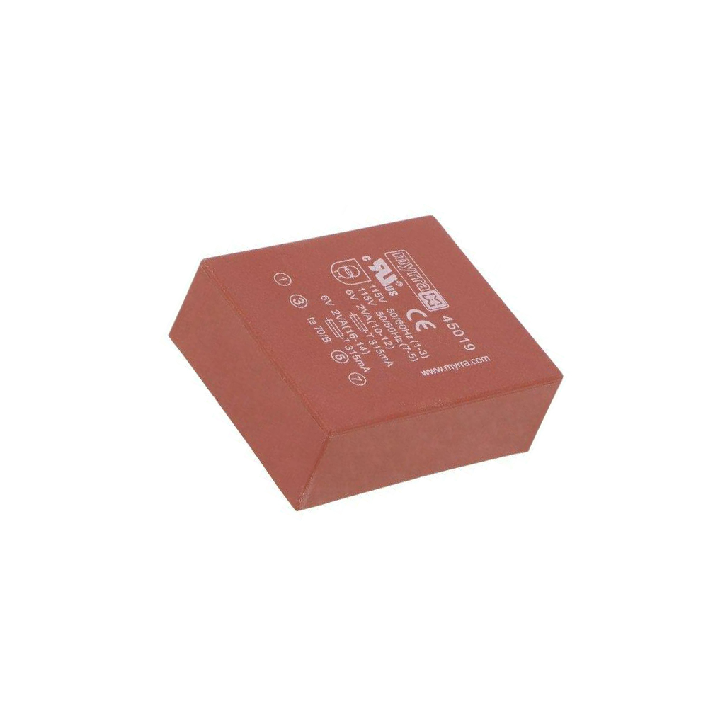 Transformer: encapsulated; 4VA; 115VAC,230VAC; 6V