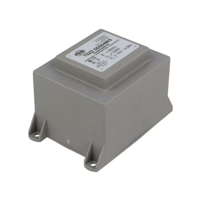 INDEL Transformer: encapsulated; 55VA; 230VAC; 12V