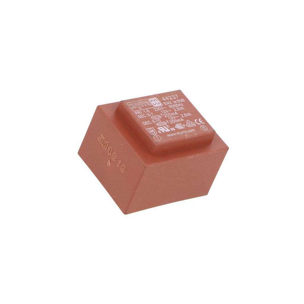 Transformer: encapsulated; 5VA; 230VAC; 12V; 12V