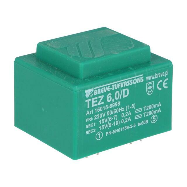 BREVE TUFVASSONS Transformer: encapsulated; 6VA; 230VAC