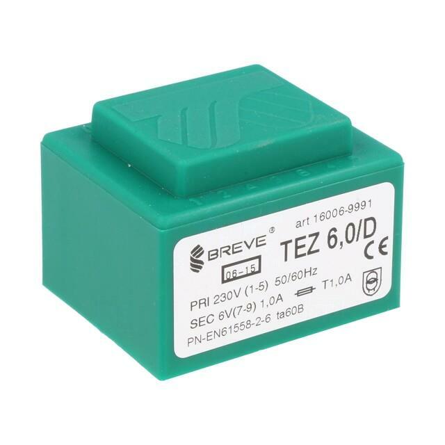 BREVE TUFVASSONS Transformer: encapsulated; 6VA; 230VAC