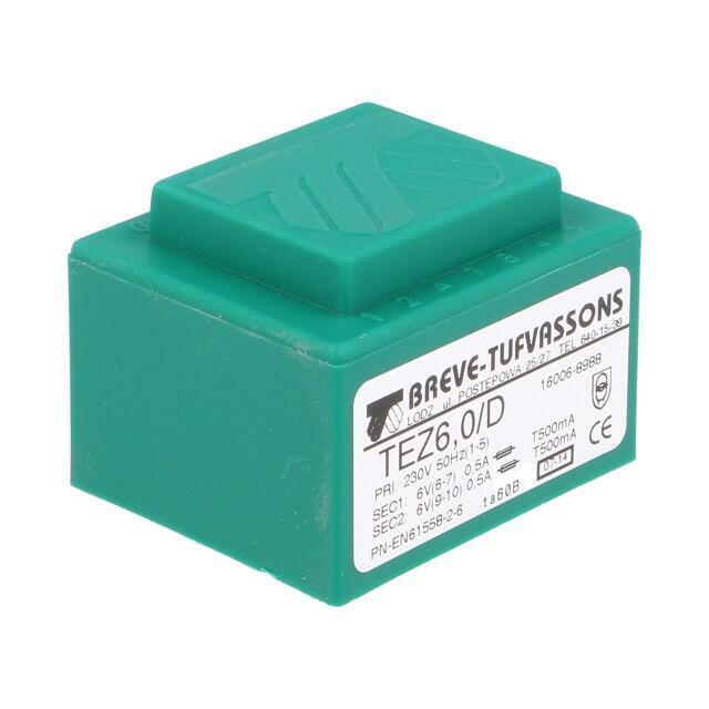 BREVE TUFVASSONS Transformer: encapsulated; 6VA; 230VAC
