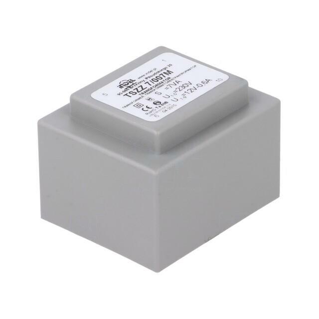 INDEL Transformer: encapsulated; 7VA; 230VAC; 12V
