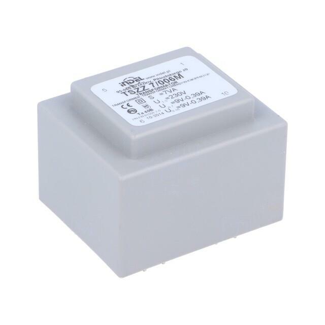 INDEL Transformer: encapsulated; 7VA; 230VAC; 9V