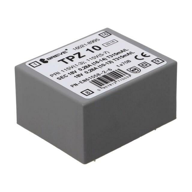 BREVE TUFVASSONS Transformer: mains; 10VA; 115VAC