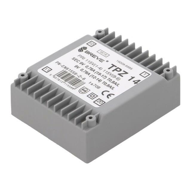 BREVE TUFVASSONS Transformer: mains; 14VA; 115VAC
