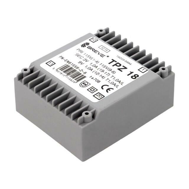 BREVE TUFVASSONS Transformer: mains; 18VA; 115VAC