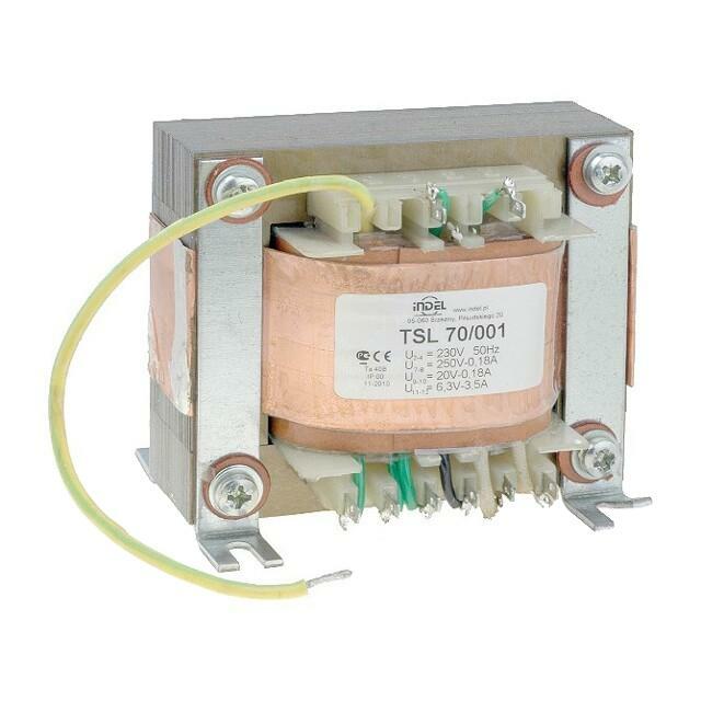 INDEL Transformer: mains; 230VAC; 250V; 20V