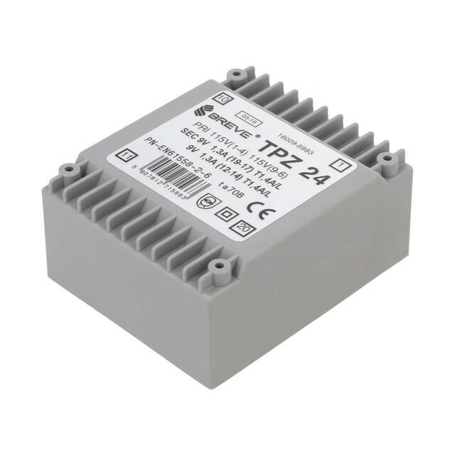 BREVE TUFVASSONS Transformer: mains; 24VA; 115VAC