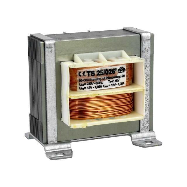 INDEL Transformer: mains; 25VA; 230VAC; 12V