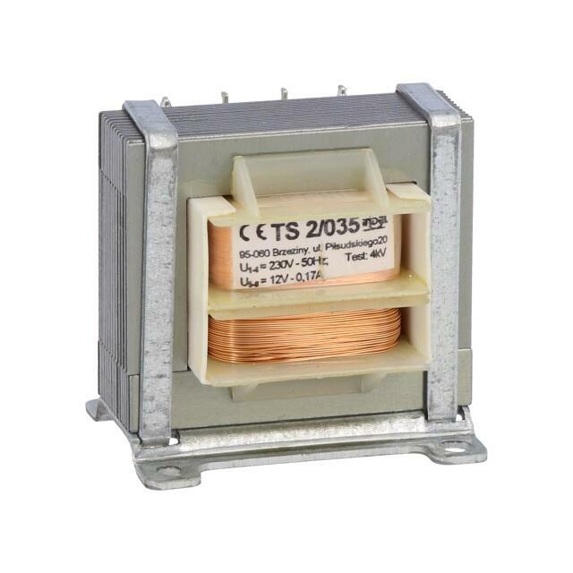 INDEL Transformer: mains; 2VA; 230VAC; 12V