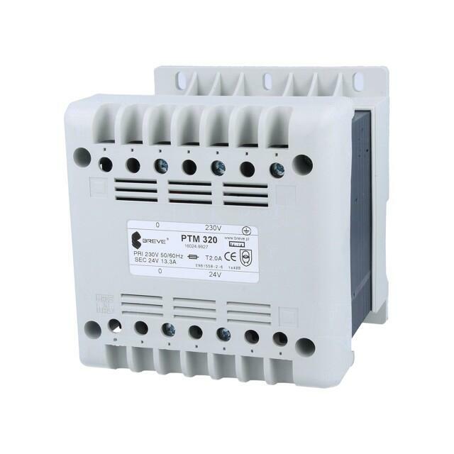 BREVE TUFVASSONS Transformer: mains; 320VA; 230VAC