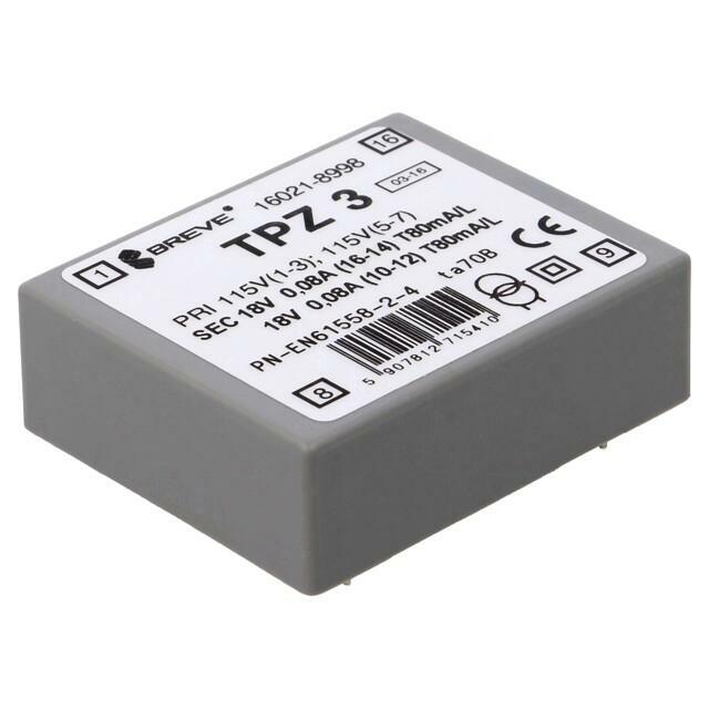 BREVE TUFVASSONS Transformer: mains; 3VA; 115VAC