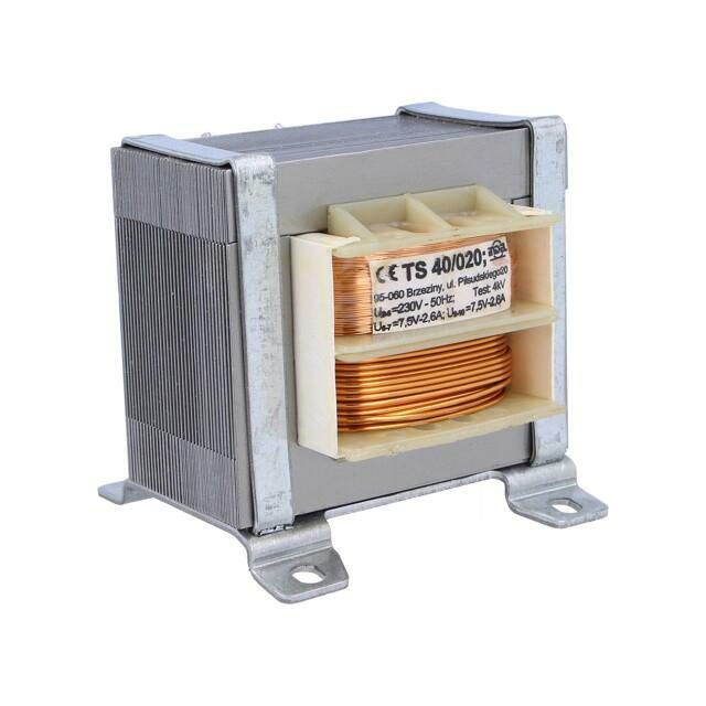 INDEL Transformer: mains; 40VA; 230VAC; 7