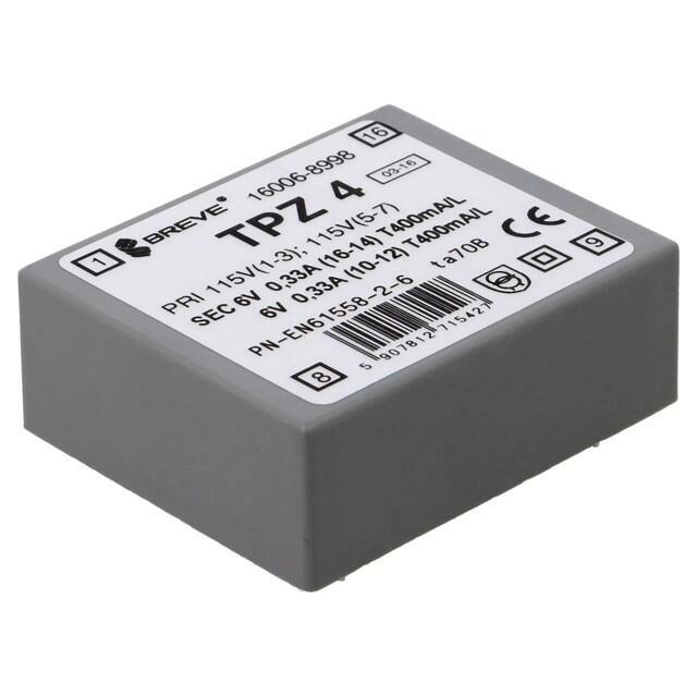 BREVE TUFVASSONS Transformer: mains; 4VA; 115VAC