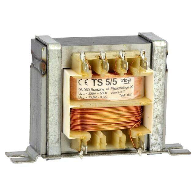 INDEL Transformer: mains; 5VA; 230VAC; 15