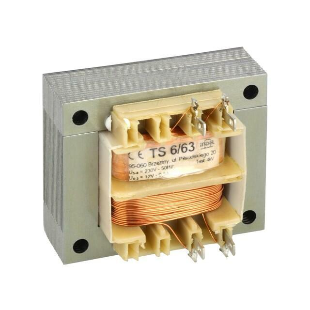 INDEL Transformer: mains; 6VA; 230VAC; 12V
