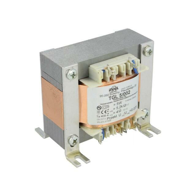 INDEL Transformer: speaker; 5VA; Sec.winding