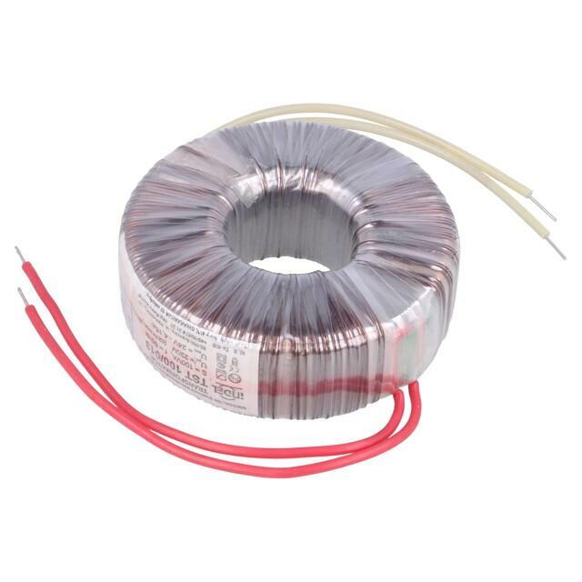INDEL Transformer: toroidal; 100VA; 230VAC; 24V