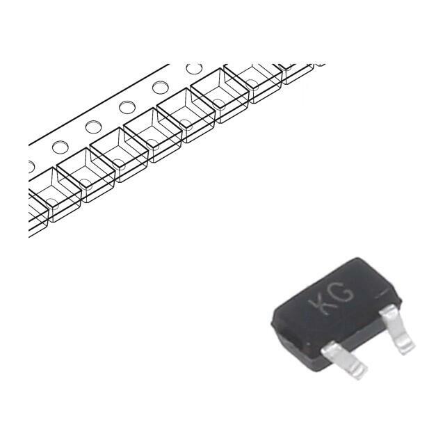 CDIL Transistor: N-MOSFET; unipolar; 30V; 1