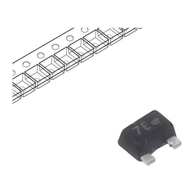 ONSEMI Transistor: PNP; bipolar; BRT; 50V