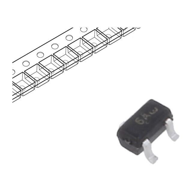 ONSEMI Transistor: PNP; bipolar; BRT; 50V