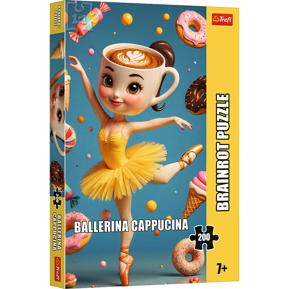 TREFL BRAINROT Puzle Ballerina Cappucina, 200