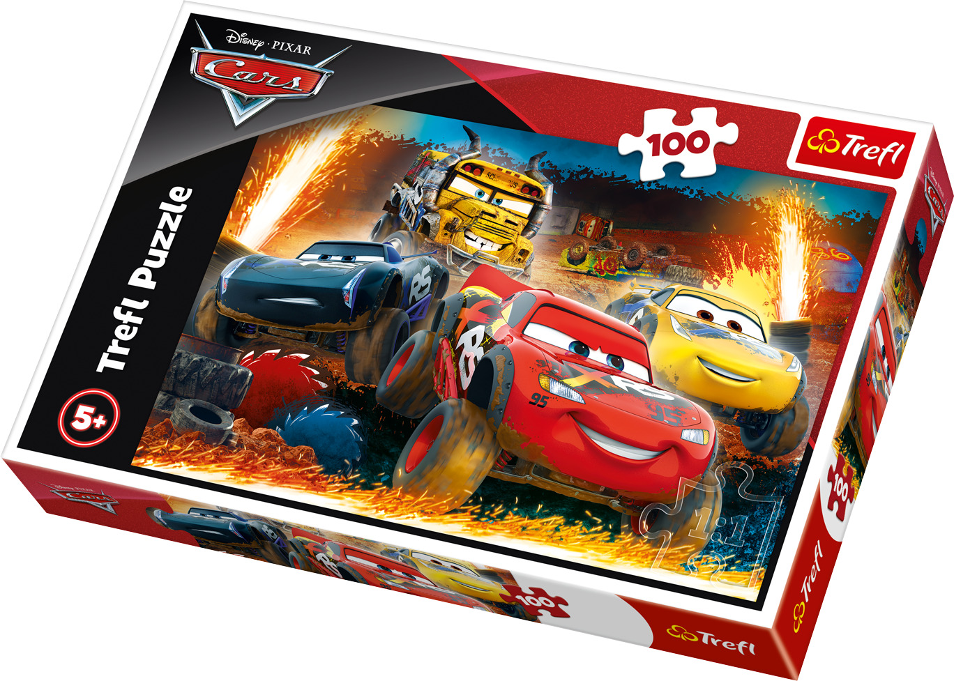 TREFL CARS Puzle Vāģi, 100 gab
