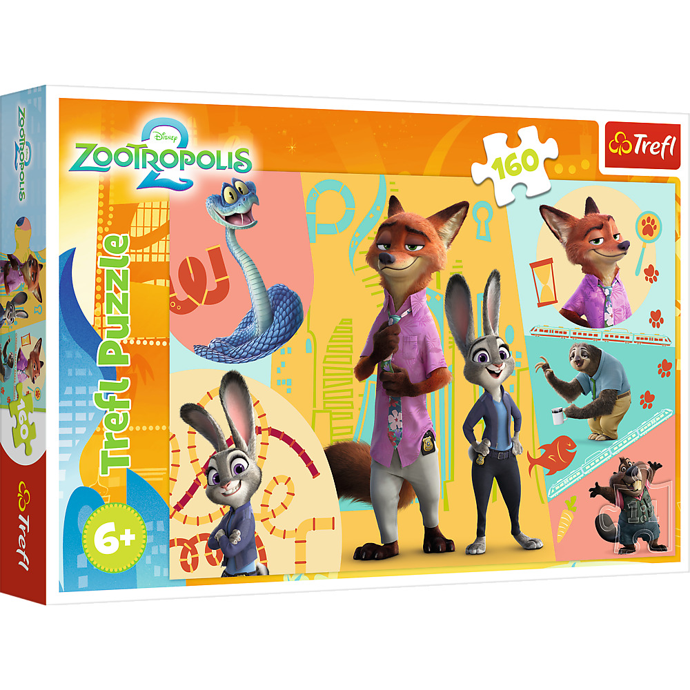 TREFL DISNEY Puzle Zootropole, 160 gab