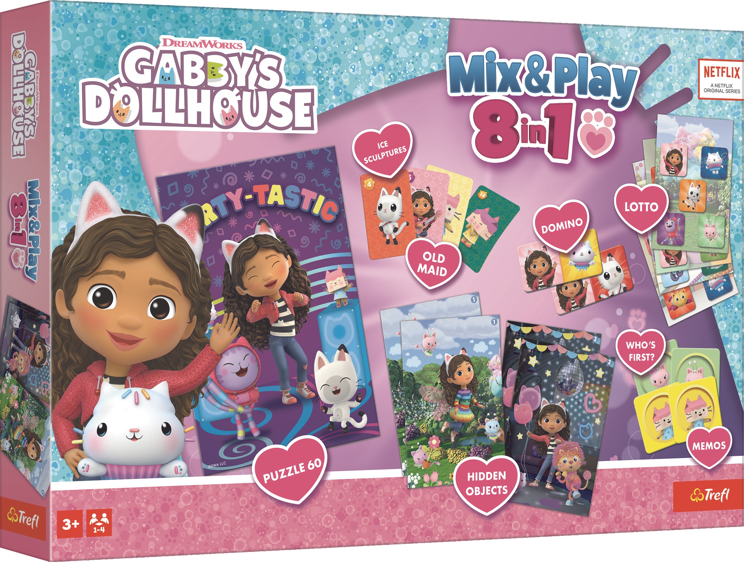 TREFL GABBY´S DOLLHOUSE 8in1 Mix&Play galda