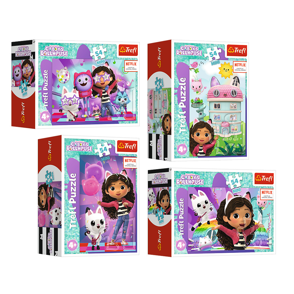 TREFL GABBY´S DOLLHOUSE Puzle mini, 54