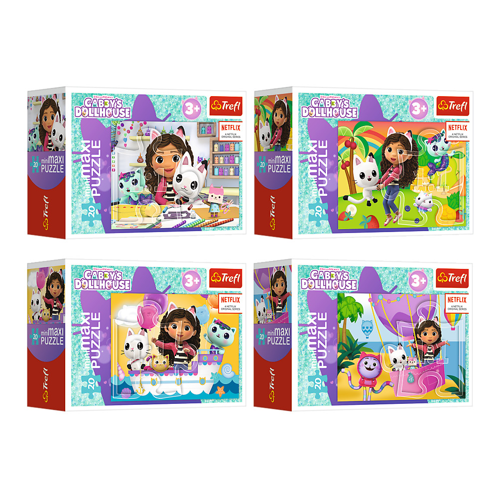 TREFL GABBY´S DOLLHOUSE Puzle mini maxi