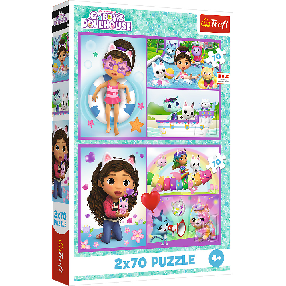 TREFL GABBY´S DOLLHOUSE Pužļu komplekts Spēlējies