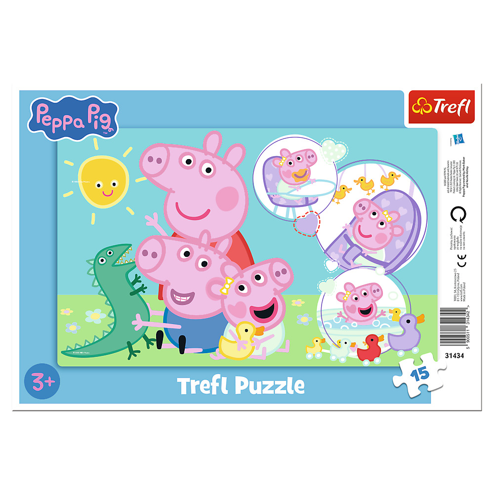 TREFL PEPPA PIG Puzle, 15 gab