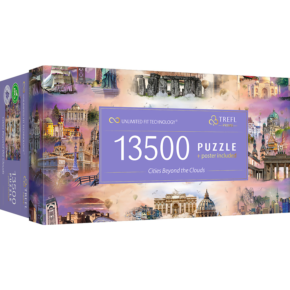 TREFL Prime Puzzle Pilsētas, 13500 gab