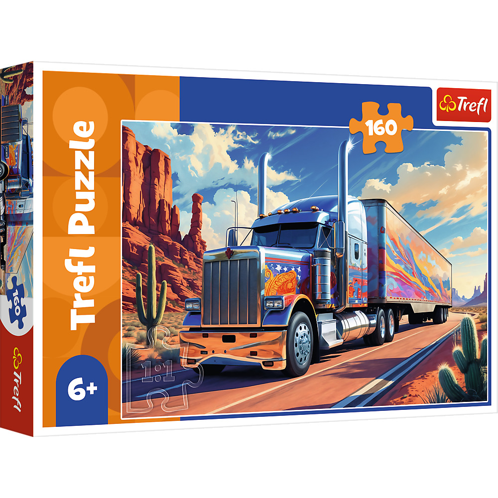 TREFL Puzzle Kravas automašīna uz ceļa