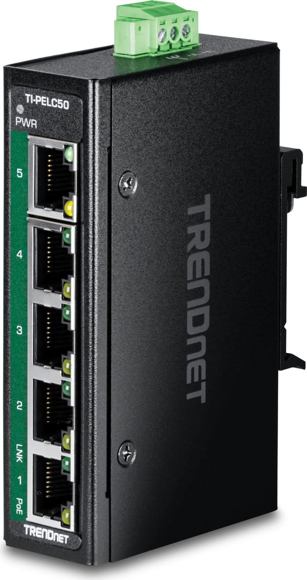 Trendnet 5-Port Industrial Fast Ethern. PoE+