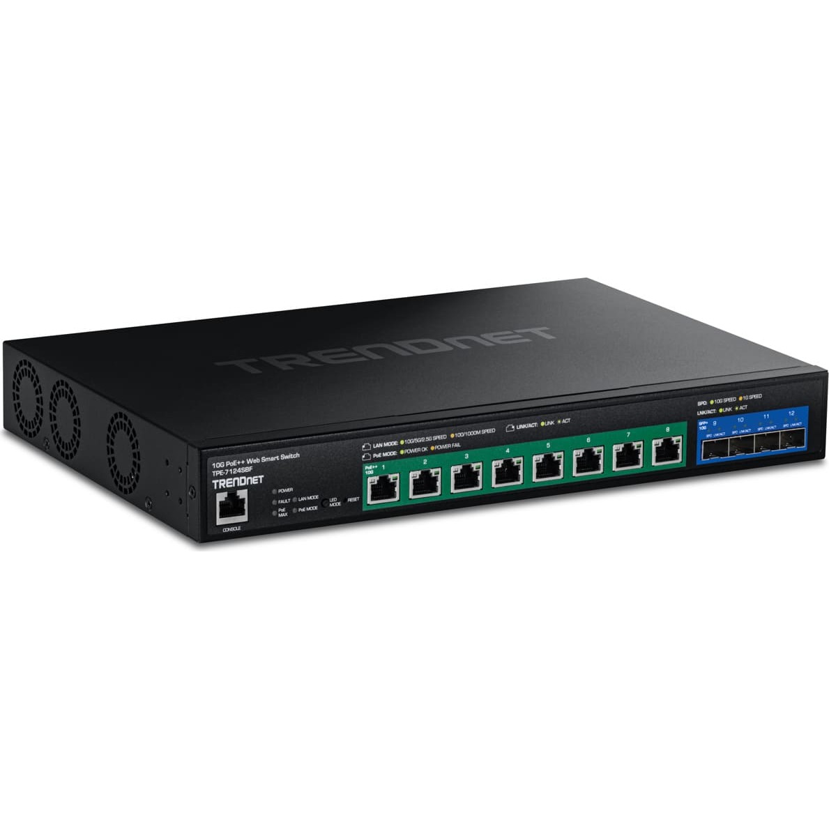 Trendnet Switch 12-Port 10G PoE++ WebSma