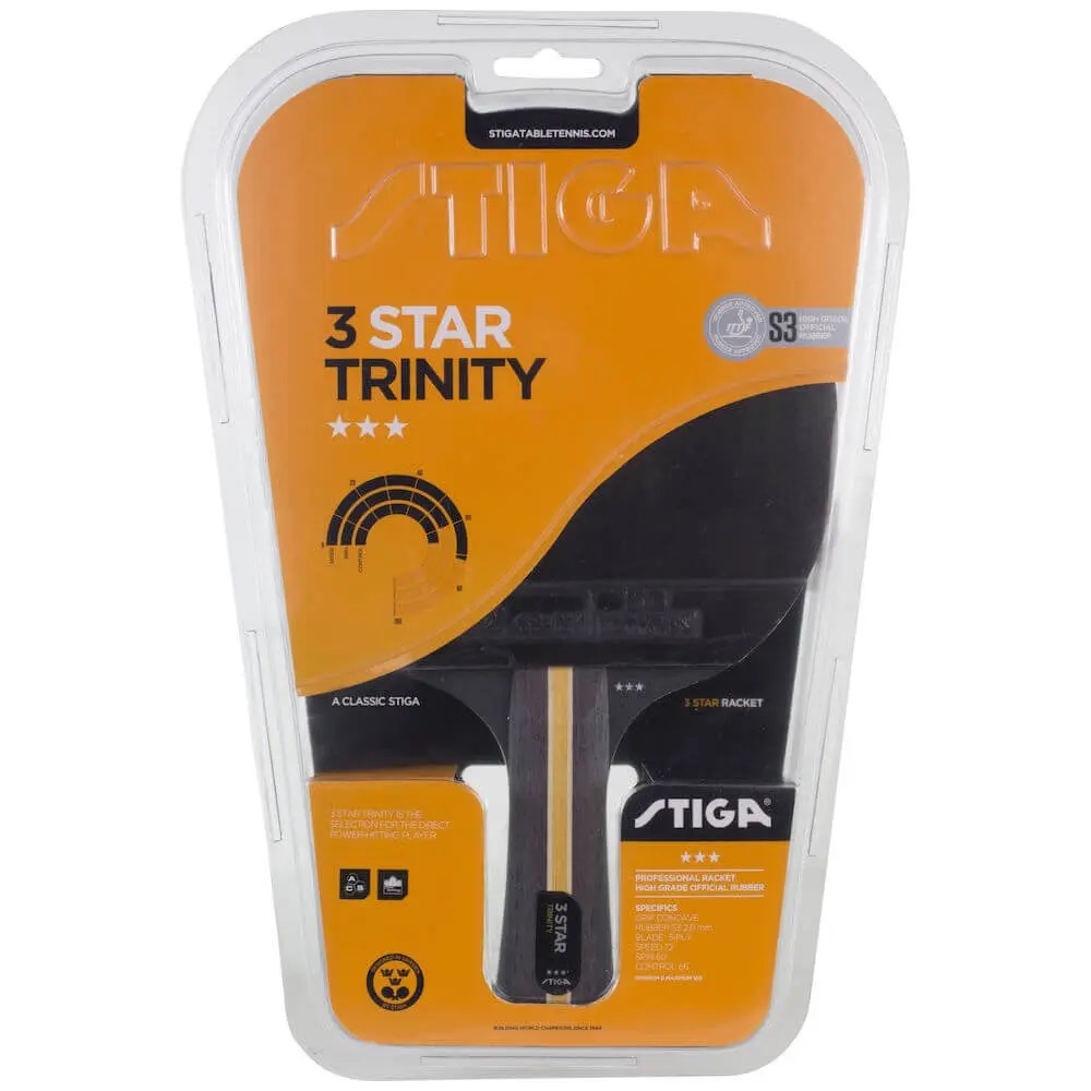 Stiga Trinity 3* galda tenisa rakete