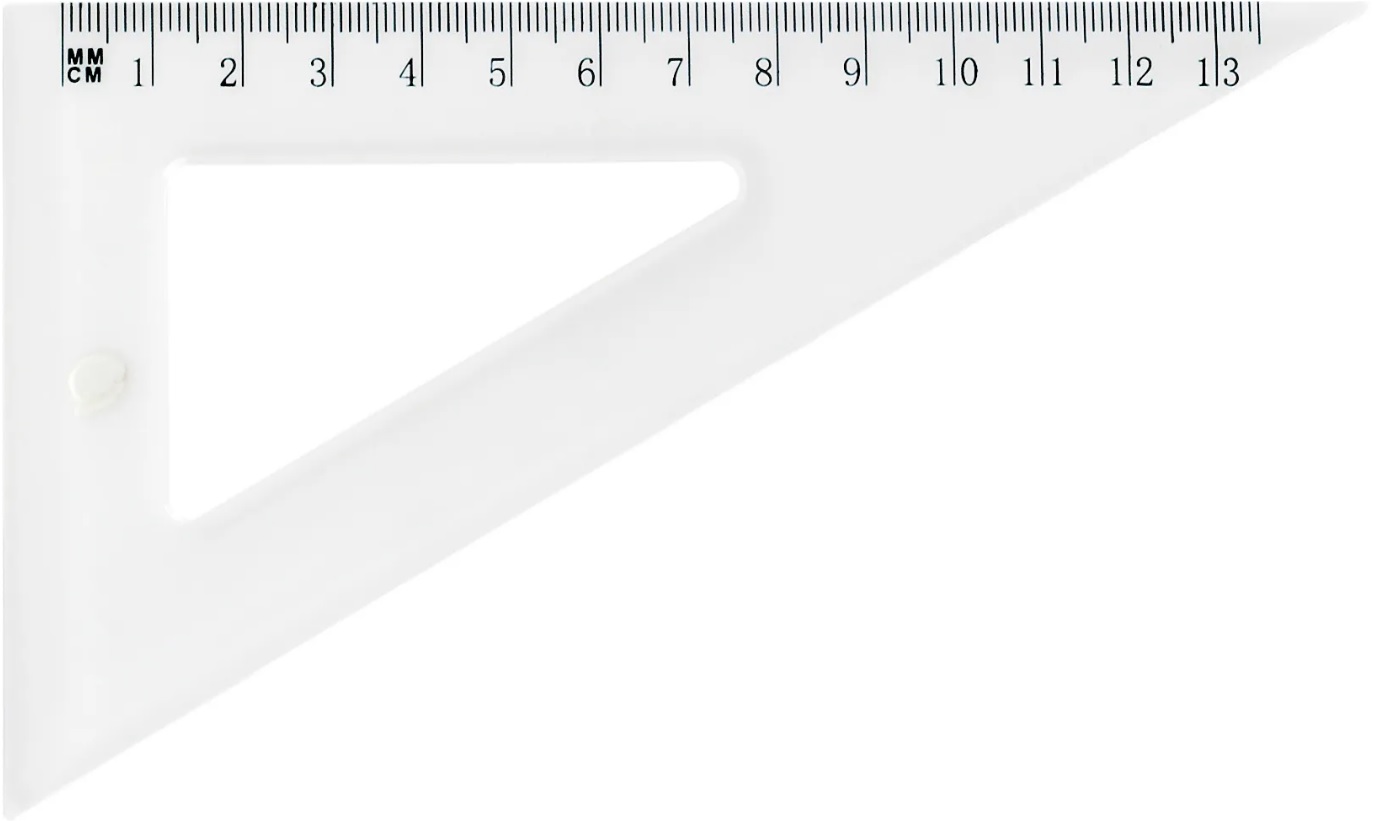 Trīsstūris 60*/13cm caurspīdīgs GR853T | GR25891