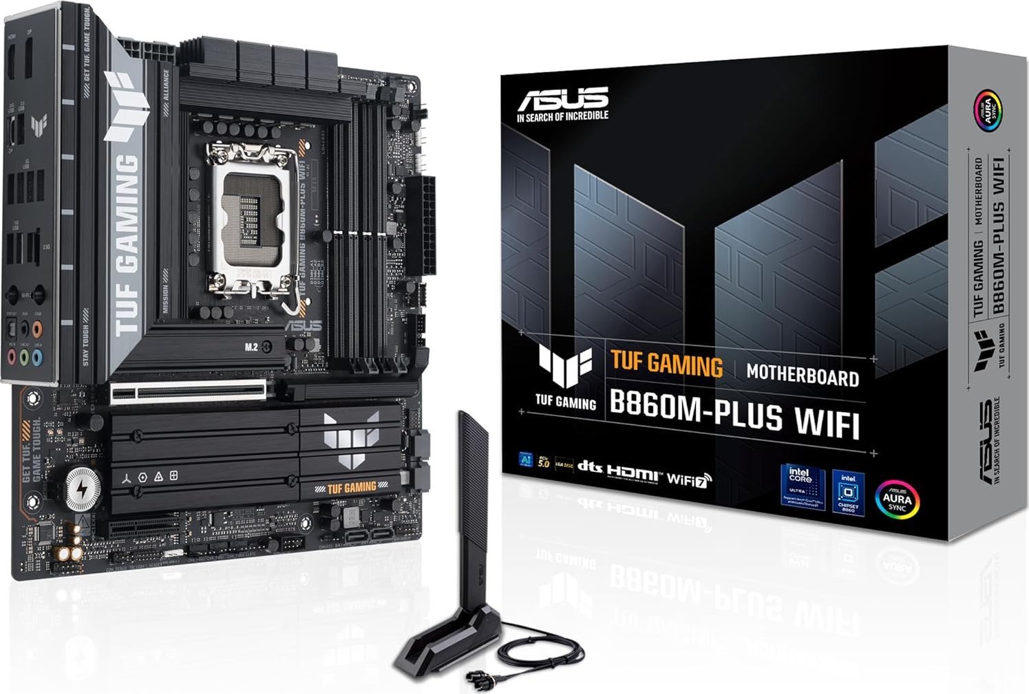 ASUS TUF GAMING B860M-PLUS WIFI pamatplate
